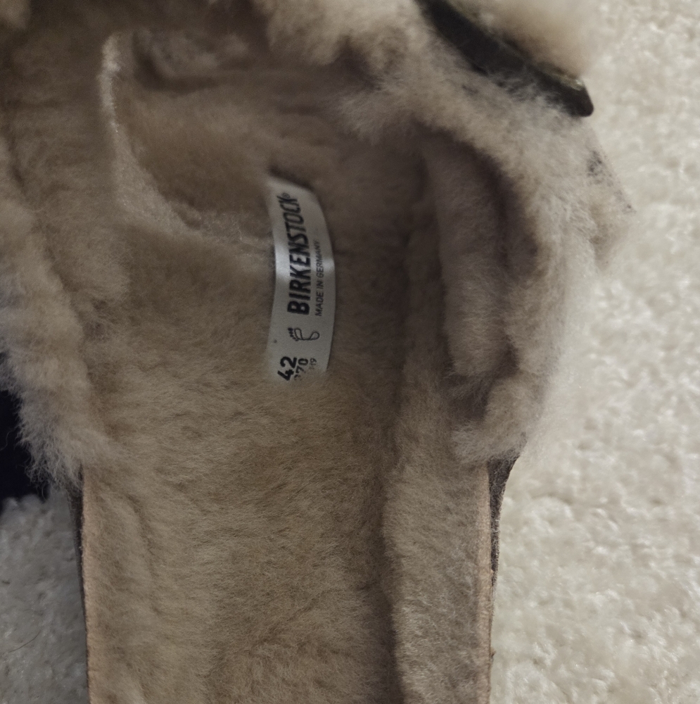 BIRKENSTOCK ARIZONA SHEARLING SANDAL SZ EU 42 - Picture 6 of 6